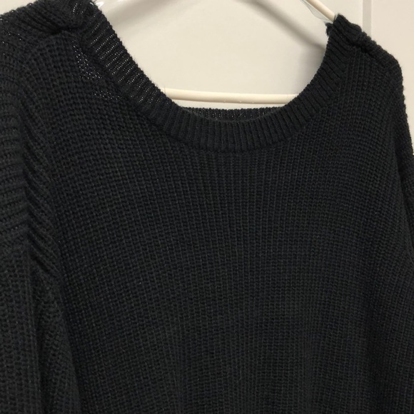 Cut Out Back Detail Sweater - Picture 3 of 3